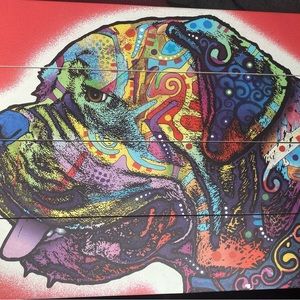 Profile Mastiff Wall, Dog Home Decor